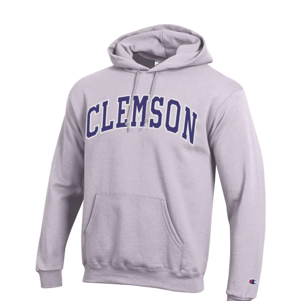 Champion Men’s/Unisex Large Lavender/Purple Clemson Hoodie